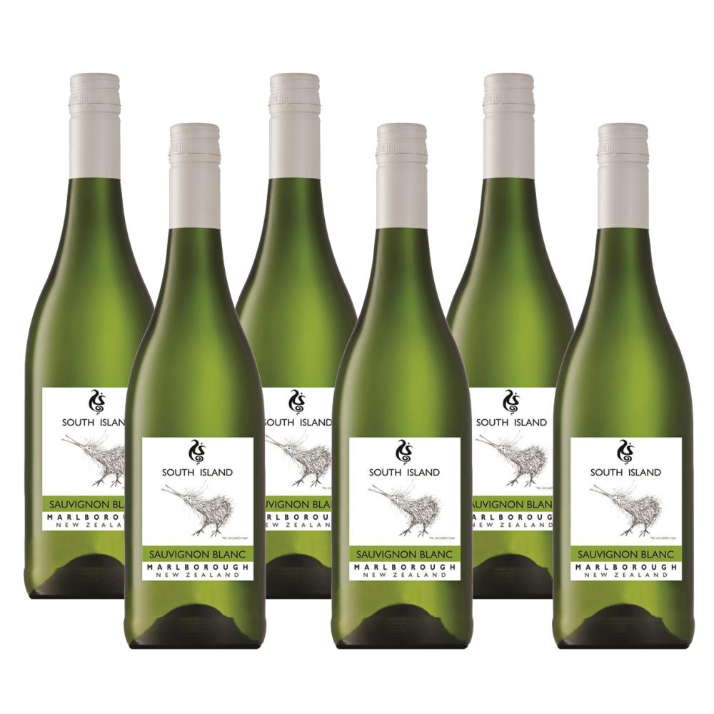 Case of 6 South Island Sauvignon Blanc 75cl White Wine Wine
